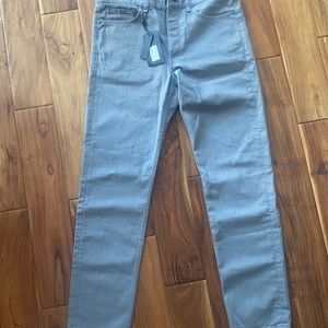 Rag & Bone mens 34x32 grey jeans NWT Made in USA Fit 2